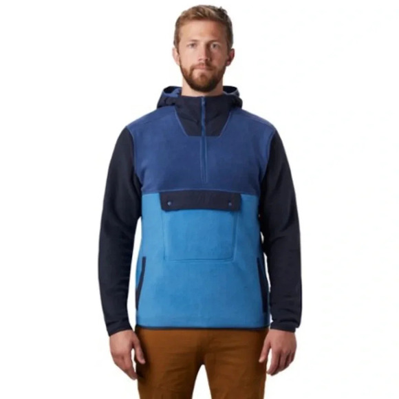 Mountain Hardwear Men's Medium UnClassic Fleece Pullover Jacket NWT Navy Blue - Picture 7 of 12